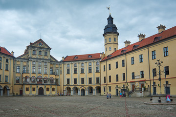Radziwill castle in Nesvizh, Belarus