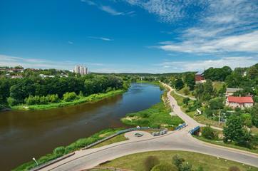 Fototapeta premium Neman river. Grodno, Belarus