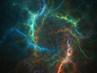 Abstract fractal background