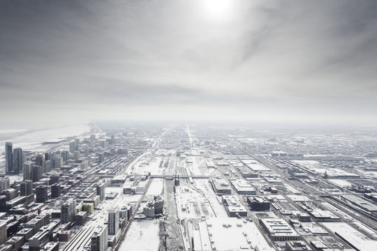 Chicago in winter