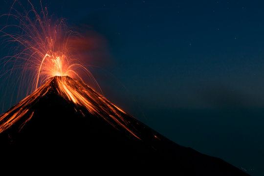 Erupting Volcano Fuego