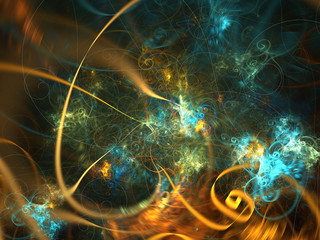 Abstract fractal background