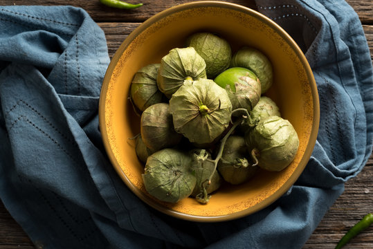 Mexican Food Ingredient:  Tomatillos