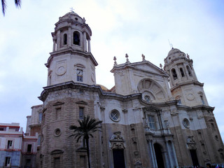 Fototapeta na wymiar Catedral de Cádiz. Andalucía. España