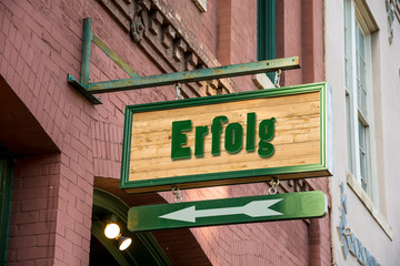 Fototapeta premium Schild 277 - Erfolg