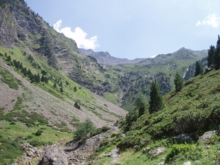 Fototapeta premium La Vallée du Rioumajou