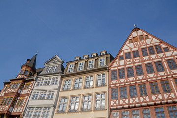 Fototapeta na wymiar traditional German architecture in Frankfurt am Main