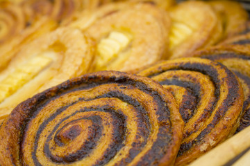 French cake with poppy seeds
