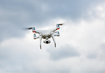 Fototapeta na wymiar Drone in sky