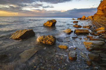 Rocky coastline of Slovenia, Strunjan Nature Reserve © Mike Mareen