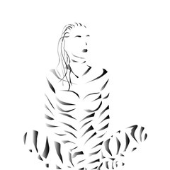 Image of a beautiful girl