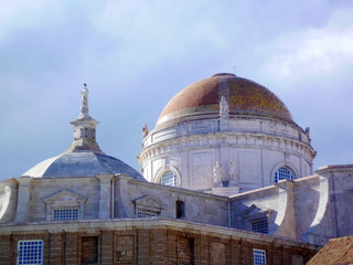 Fototapeta na wymiar Catedral de Cádiz. Andalucía. España
