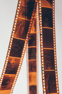 Old, used camera film
