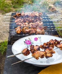 Шашлык на природе