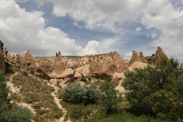 Fototapeta na wymiar Rock Formations in Devrent Valley, Cappadocia