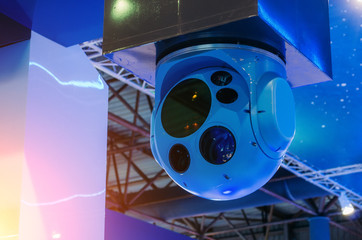 CCTV camera weapon, infrared night vision
