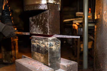 Blacksmith, metal processing, anvil.