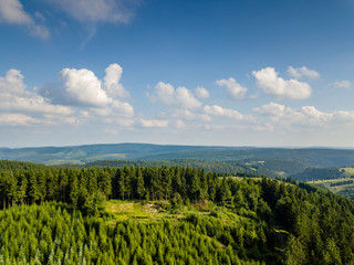 Naklejka premium Sauerland von Oben