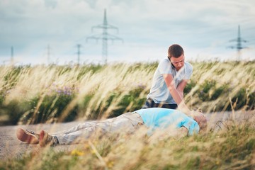 Resuscitation on the road