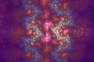 Geometric patterns can illustrate daydreaming imagination psychedelic space dreams and magic universe. Beautiful fractal render shapes inspired by nature.