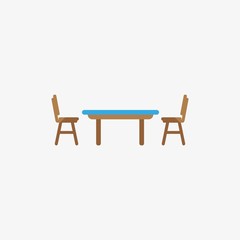 table with chair