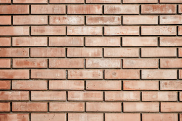 Orange brick wall