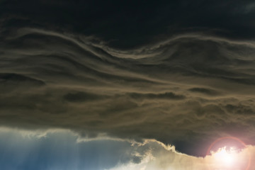 Stormy couds