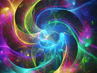 Abstract fractal background