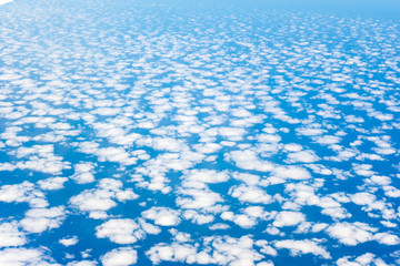Clouds, a view from airplane window, Cloudscape
