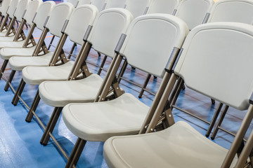 Chairs in a gym