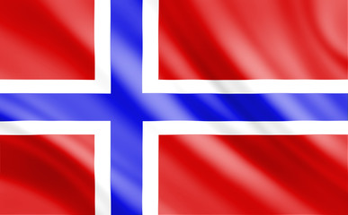 Fototapeta premium Flag of Norway. 