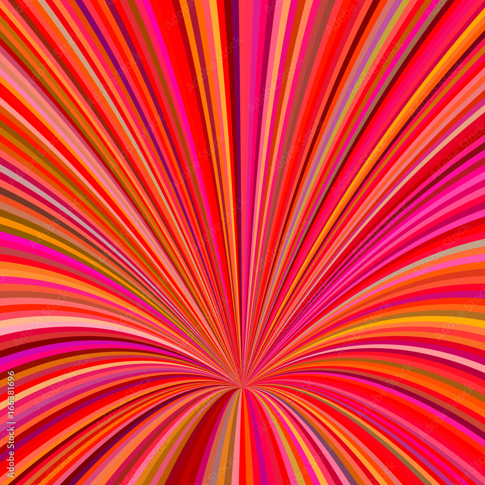 Poster abstract 3d hole background - vector graphic from swirling rays