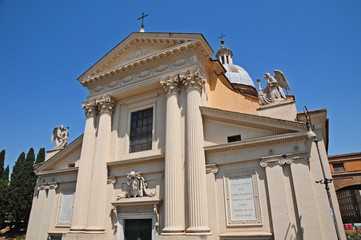Fototapeta na wymiar Roma.la chiesa di San Rocco