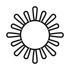sun cartoon icon image