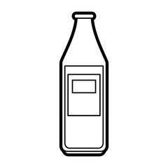 bottle with blank laber icon image