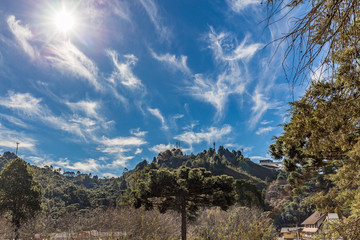 Fototapeta premium Campos do Jordao, Brazil city view