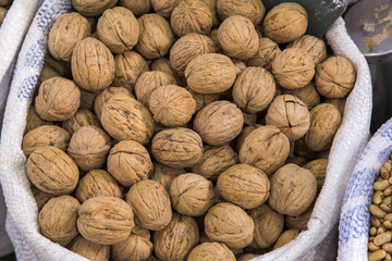 CURITIBA, PARANA/BRAZIL - July, 2017: Groceries for sale on Curitiba's Municipal Market.