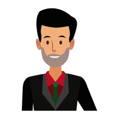 business man suit portrait manager employee or entrepreneur person