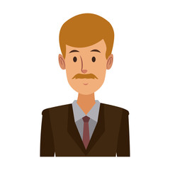 business man suit portrait manager employee or entrepreneur person