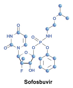 Sofosbuvir medication hepatitis C