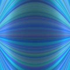 Fototapeta premium Abstract symmetrical motion background from thin curved lines in blue tones