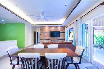 luxury interior design of living room