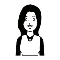 portrait woman character employee work person