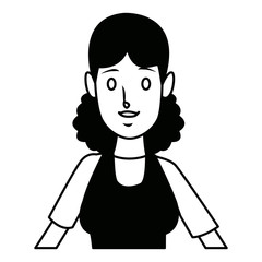 portrait woman character employee work person