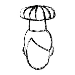 woman face chef restaurant worker person character