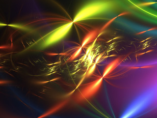 Abstract fractal background