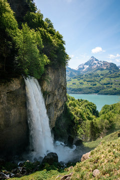 Panorama of Rhinquelle waterfal