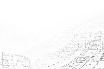 Background of architectural drawing
