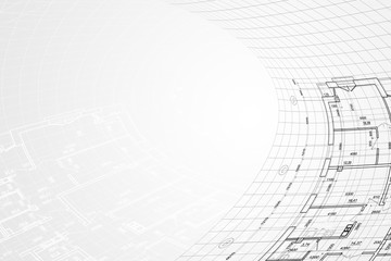 Background of architectural drawing