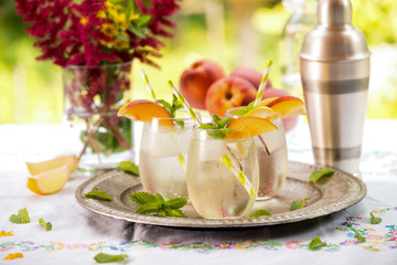 Peach Lemon Cocktail